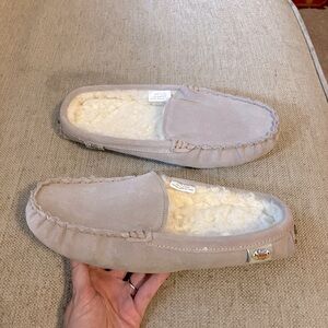 Emu ridge Australia men’s suede and shearling fur shoe